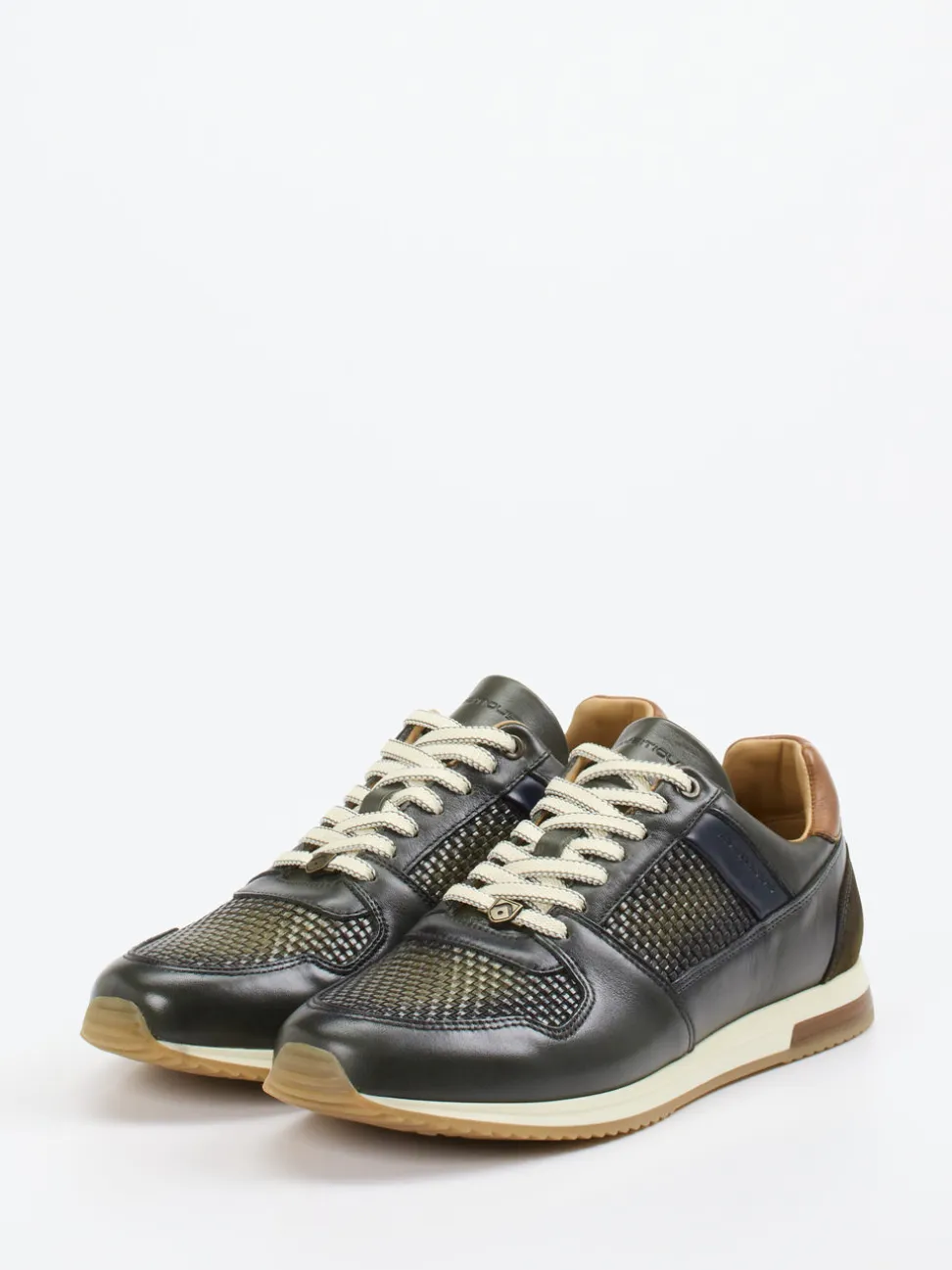 Ambitious – Sneaker aus Leder mit Flechtstruktur