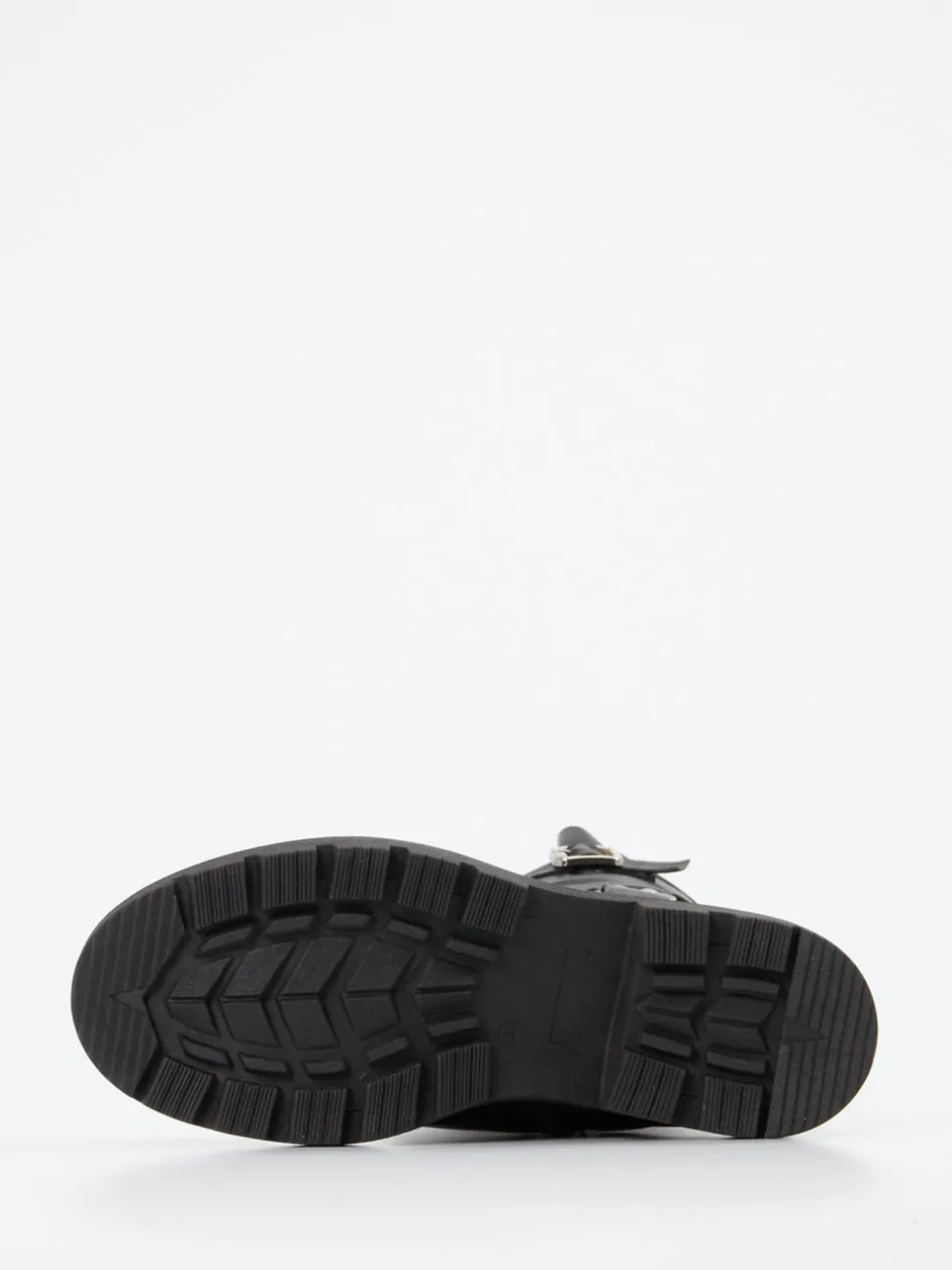 Andrea Conti – Biker-Stiefelette aus Kalbleder schwarz