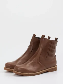 Andrea Conti – Chelsea-Stiefelette aus Kalbleder braun