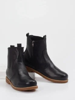 Andrea Conti – Chelsea-Stiefelette aus Kalbleder Schwarz