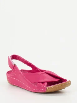 Andrea Conti – Komfort-Sandale aus Kalbleder pink