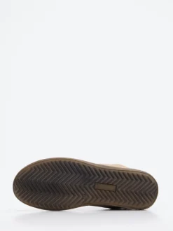 Andrea Conti – Schnürboots aus Kalbleder beige