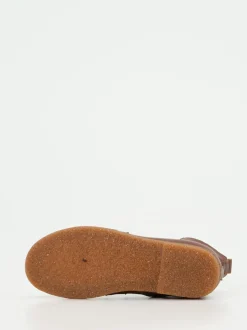 Andrea Conti – Schnür-Boots aus Kalbleder braun