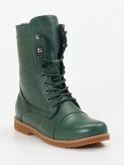 Andrea Conti – Schnürstiefel aus Kalbleder tannengrün