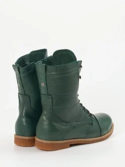 Andrea Conti – Schnürstiefel aus Kalbleder tannengrün