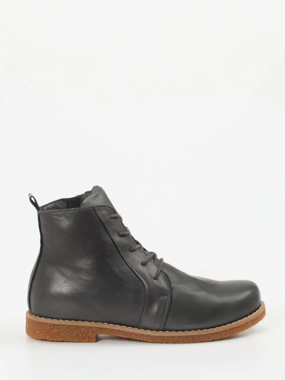 Andrea Conti – Schnürstiefelette aus Kalbleder Grau