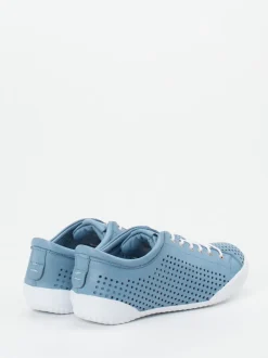 Andrea Conti – Sneaker aus Kalbleder jeansblau