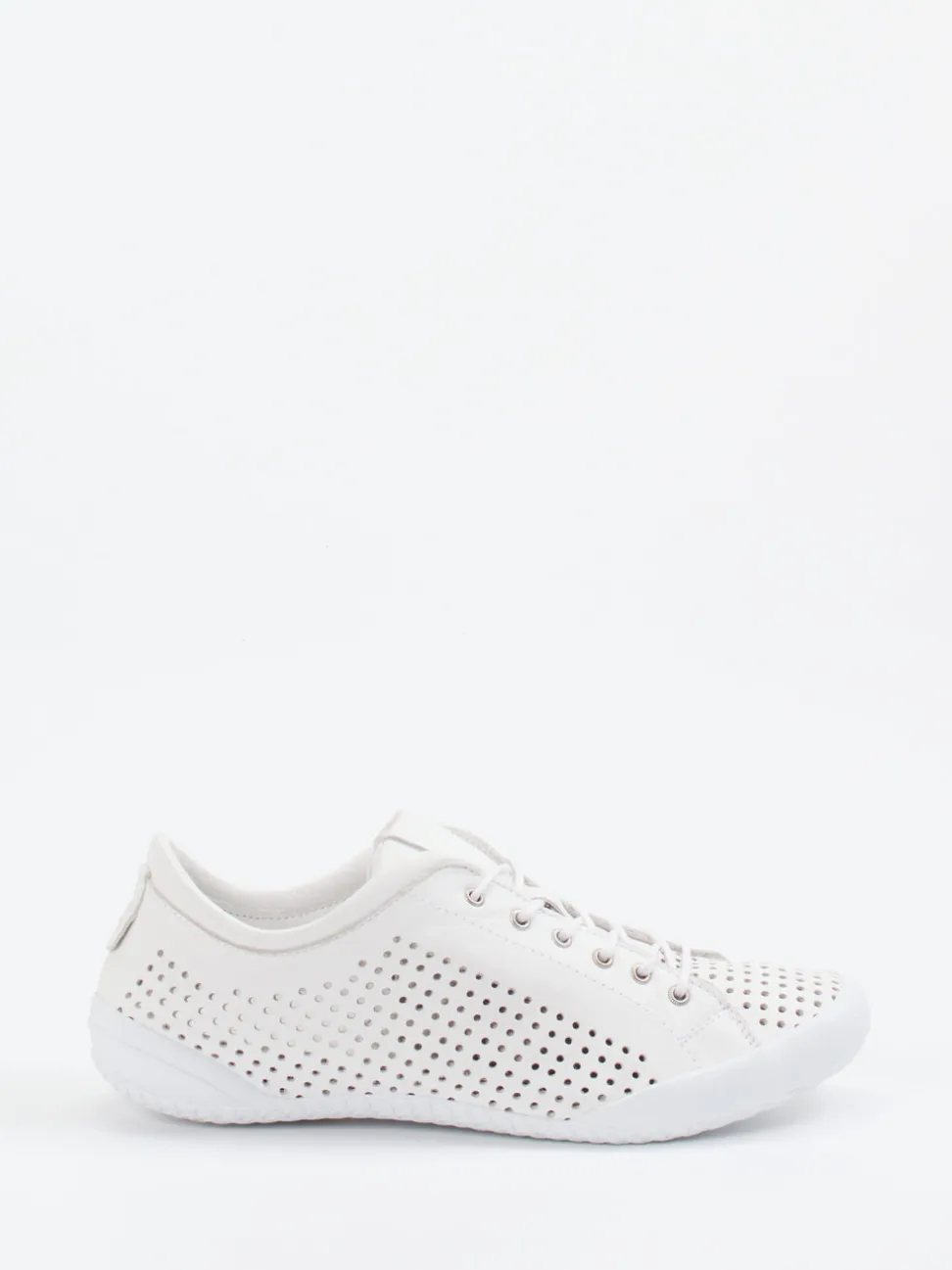 Andrea Conti – Sneaker aus Kalbleder in Offwhite