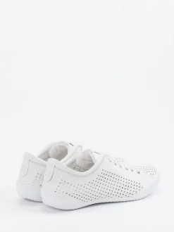 Andrea Conti – Sneaker aus Kalbleder in Offwhite
