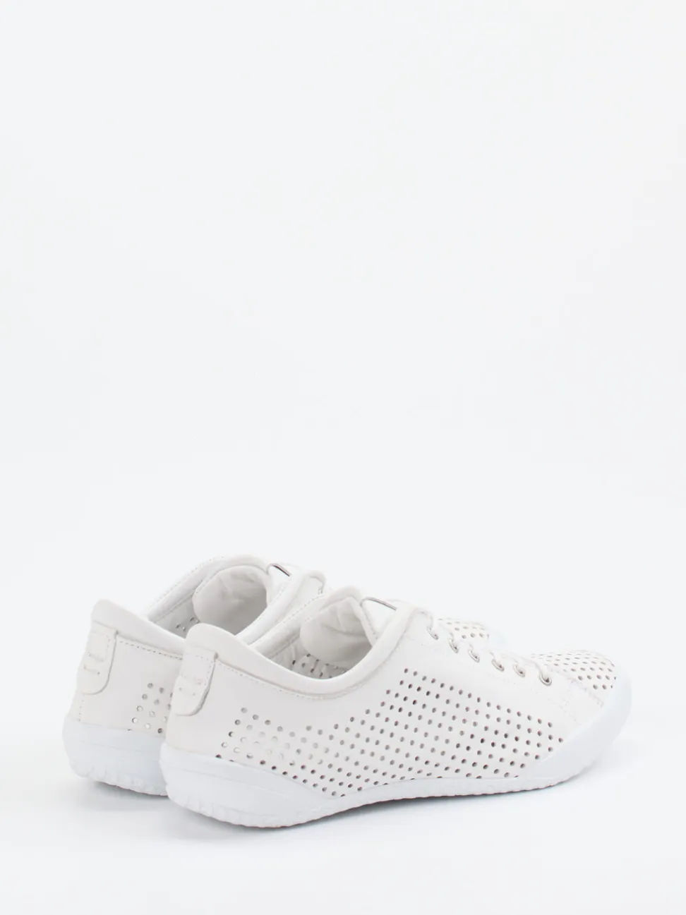 Andrea Conti – Sneaker aus Kalbleder in Offwhite