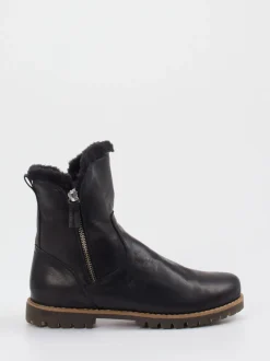 Andrea Conti – Stiefeletten aus Kalbleder schwarz