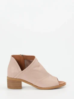 Andrea Conti – Stiefelette aus Kalbleder Rosébeige
