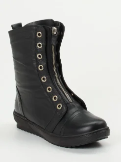 Andrea Conti – Stiefeletten aus Kalbleder schwarz