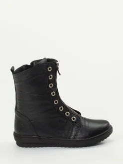 Andrea Conti – Stiefeletten aus Kalbleder schwarz