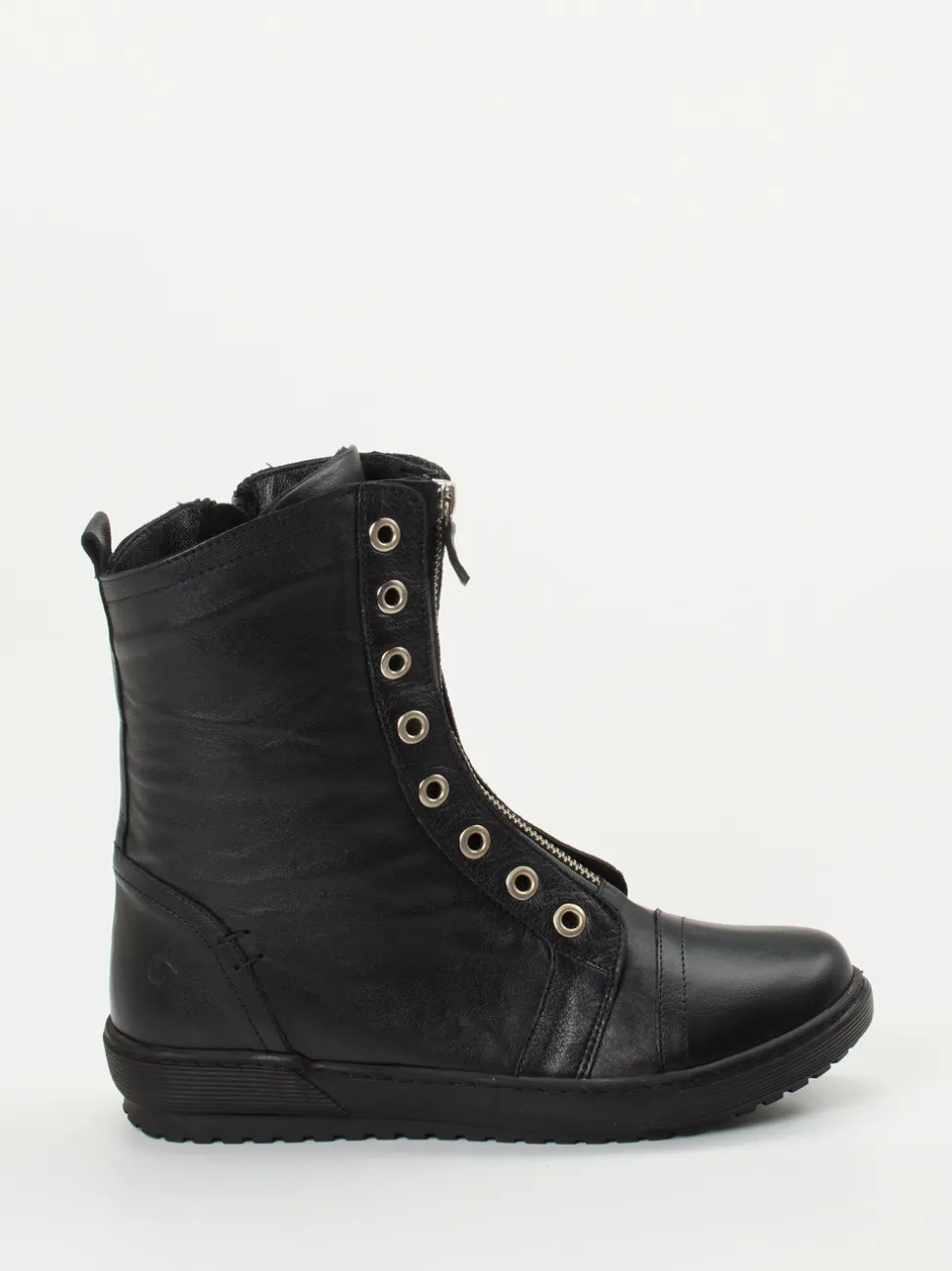 Andrea Conti – Stiefeletten aus Kalbleder schwarz