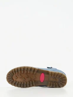 Andrea Conti – Stiefeletten aus Kalbleder in Jeansblau