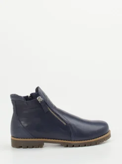 Andrea Conti – Stiefeletten aus Kalbleder Dunkelblau