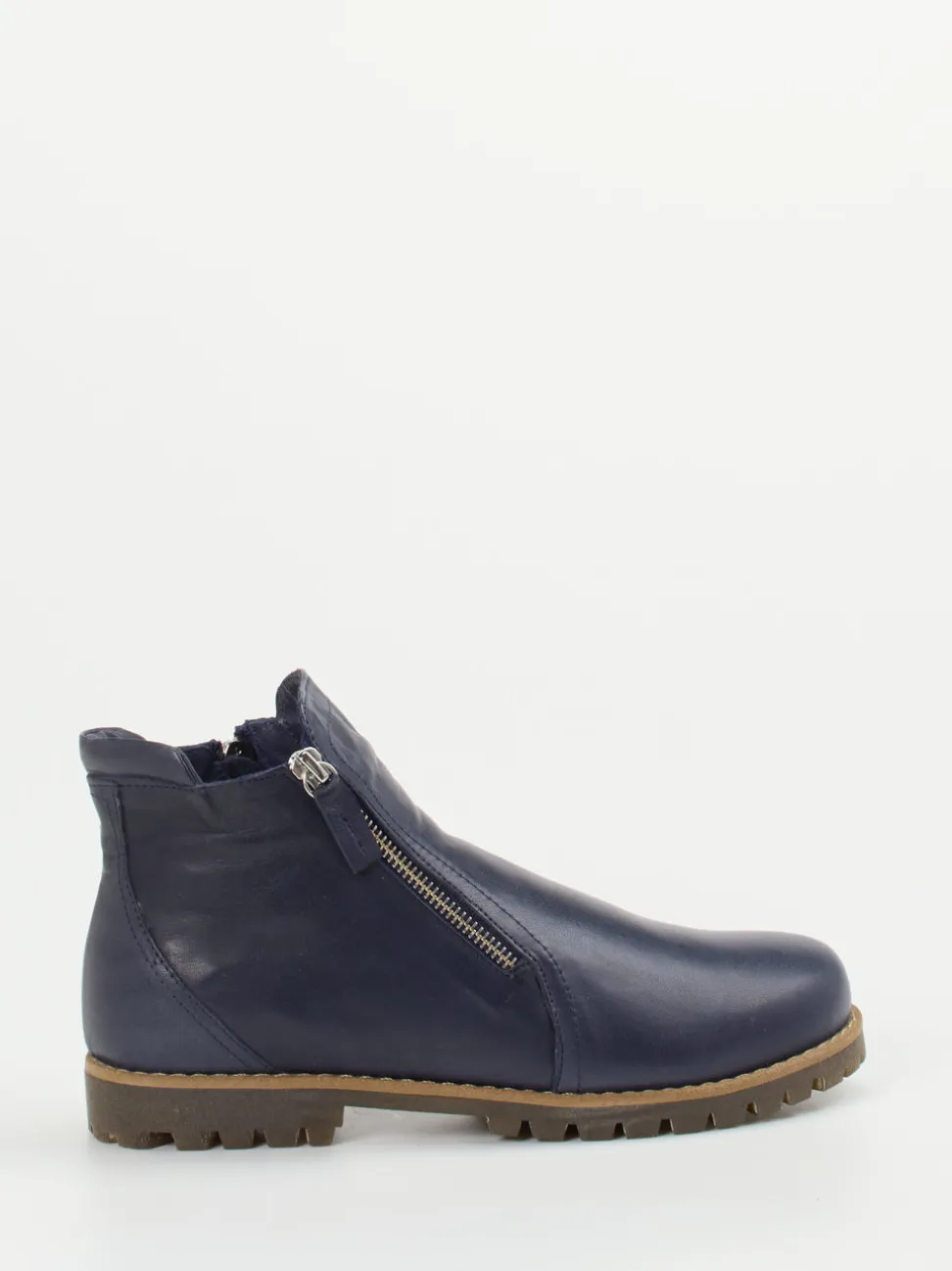 Andrea Conti – Stiefeletten aus Kalbleder Dunkelblau