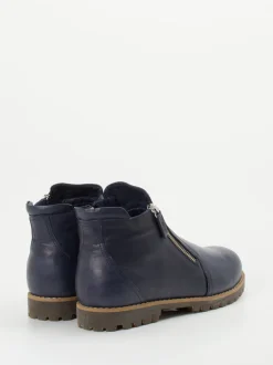 Andrea Conti – Stiefeletten aus Kalbleder Dunkelblau