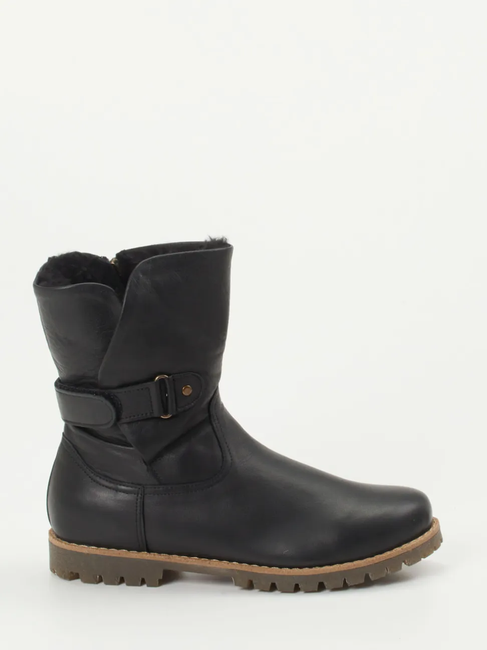 Andrea Conti – Winterboots aus Kalbleder schwarz