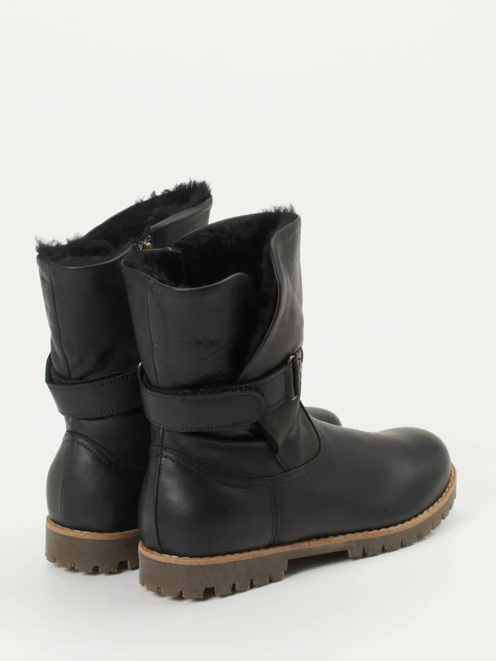 Andrea Conti – Winterboots aus Kalbleder schwarz