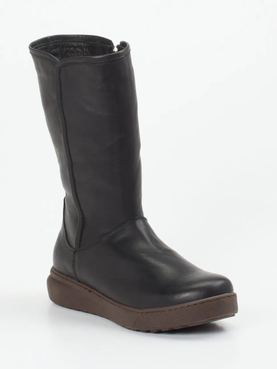 Andrea Conti – Winterstiefel aus Kalbleder schwarz