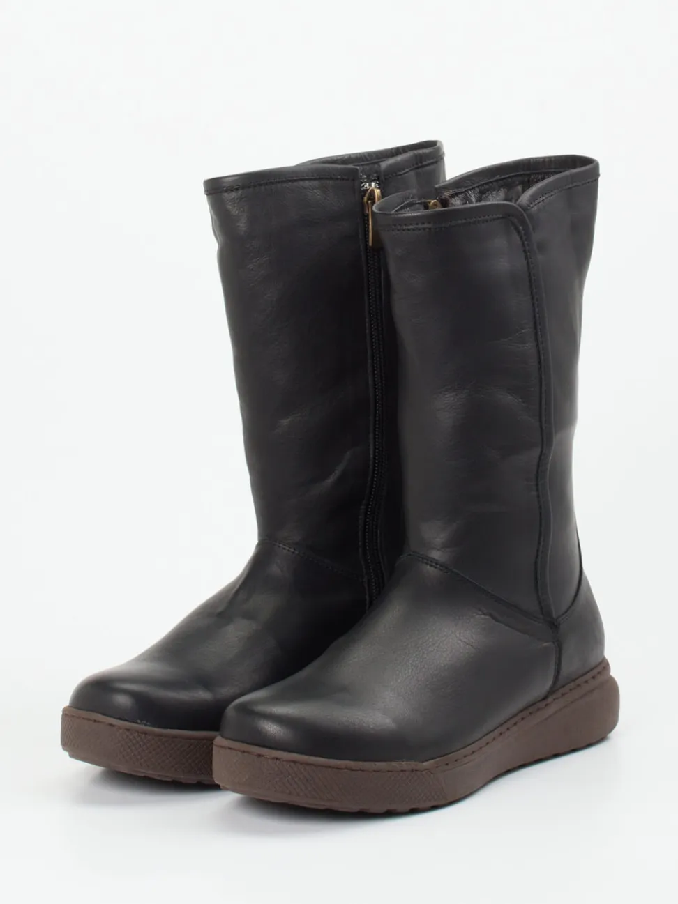Andrea Conti – Winterstiefel aus Kalbleder schwarz