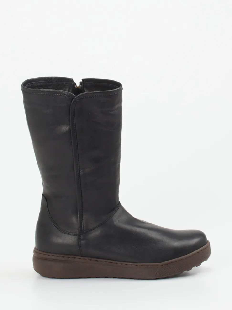 Andrea Conti – Winterstiefel aus Kalbleder schwarz