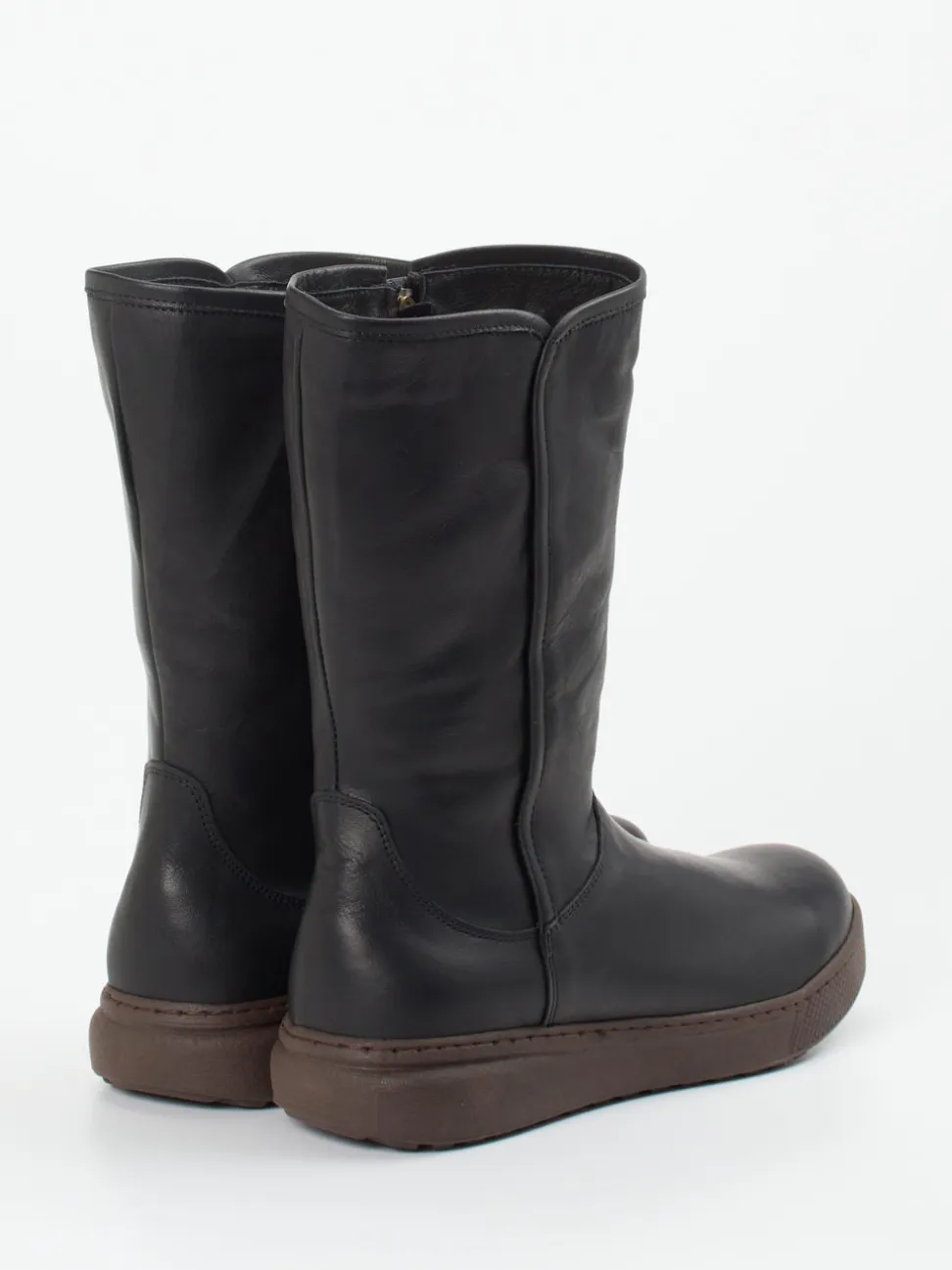 Andrea Conti – Winterstiefel aus Kalbleder schwarz
