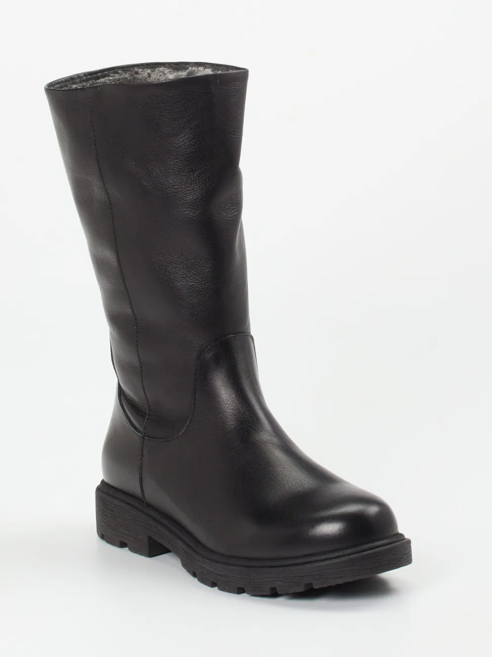 Andrea Conti – Winterstiefel aus Kalbleder schwarz