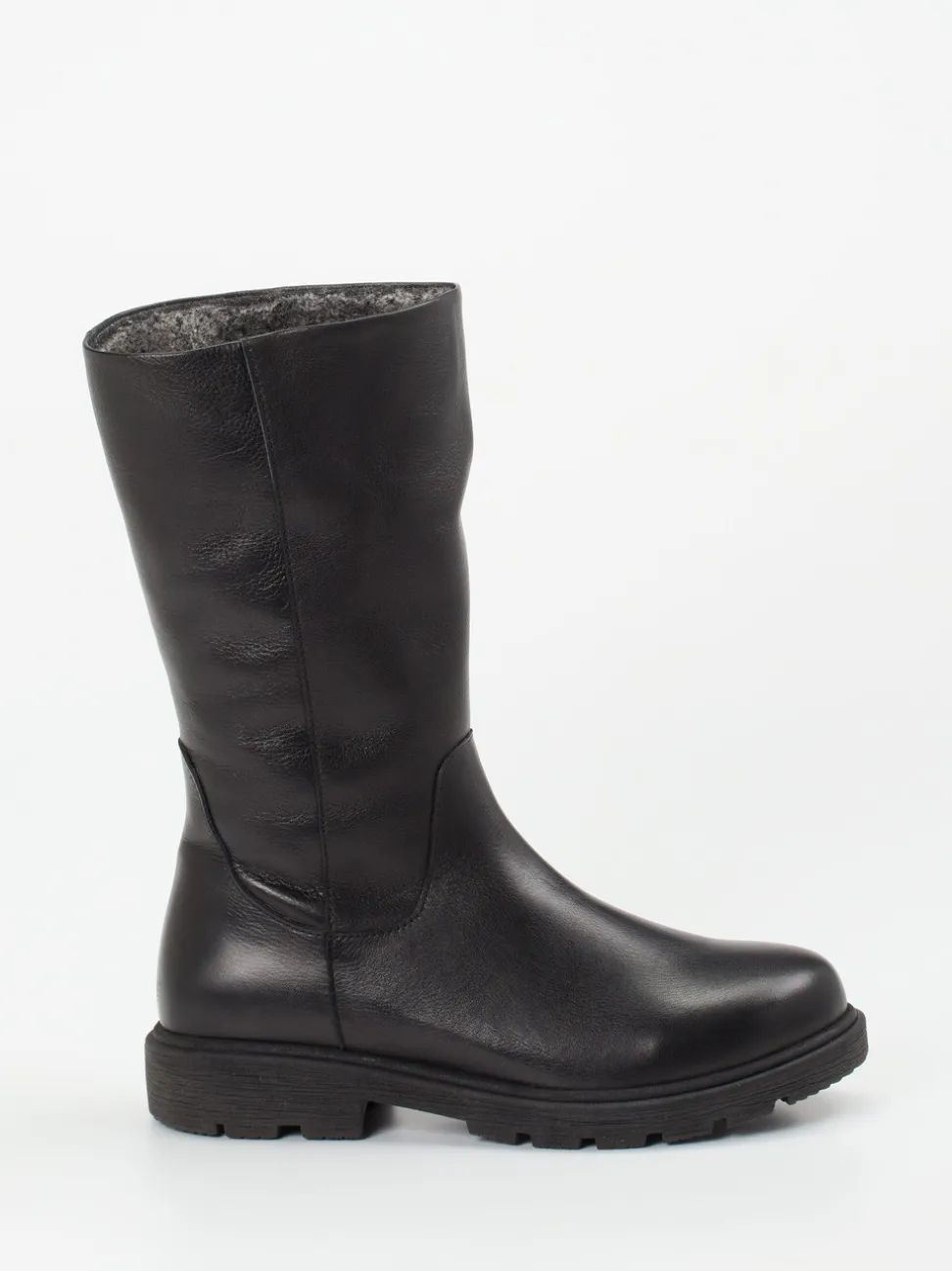 Andrea Conti – Winterstiefel aus Kalbleder schwarz