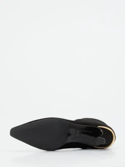 Andrea Puccini – Ankle Boots aus Veloursleder schwarz