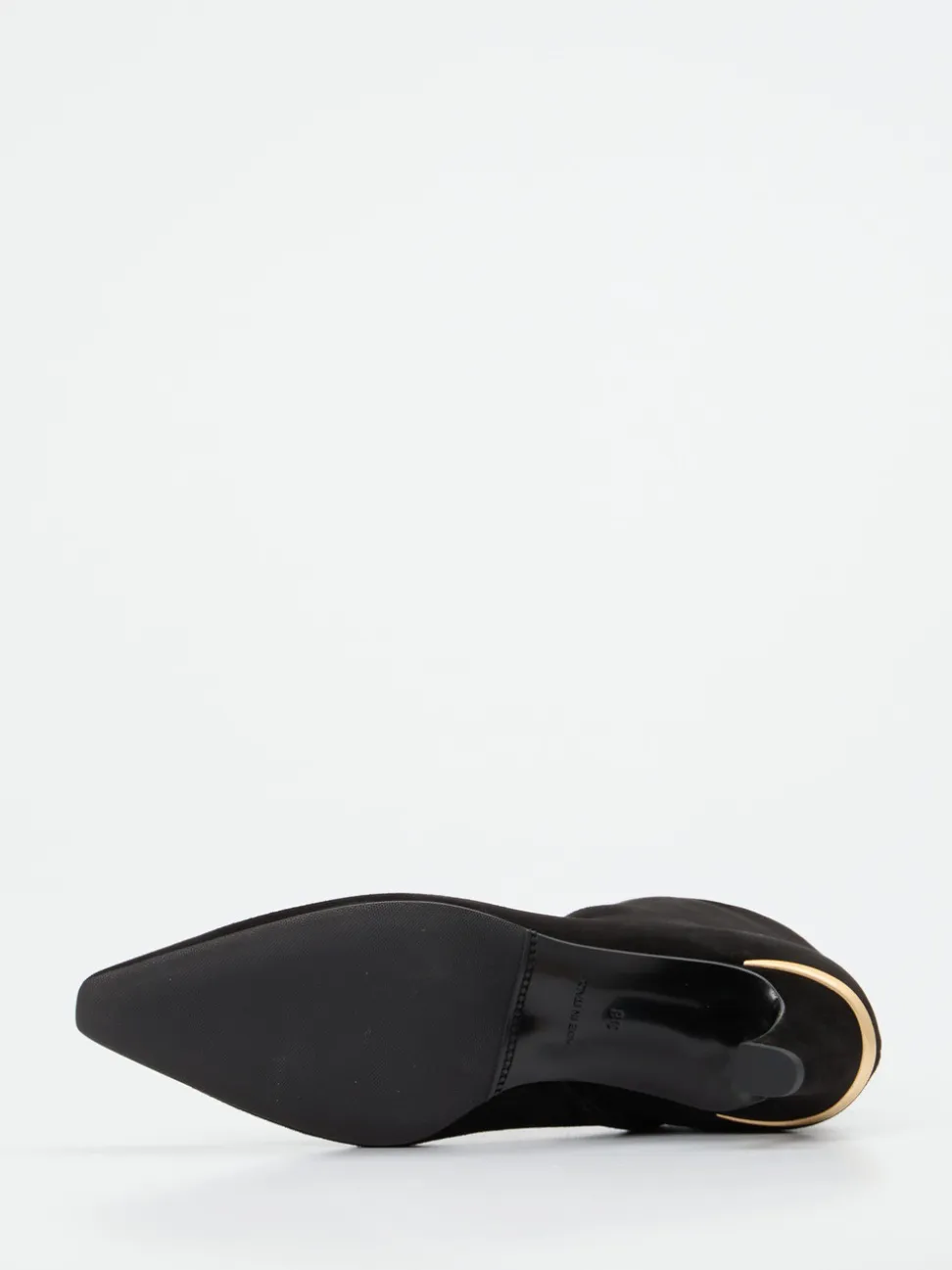 Andrea Puccini – Ankle Boots aus Veloursleder schwarz