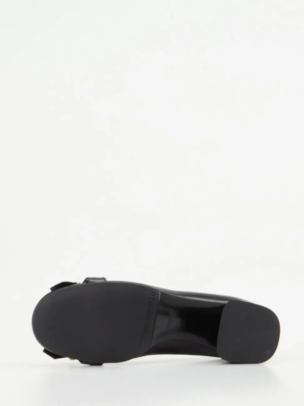 Andrea Puccini – Blockabsatz-Pumps aus Lammleder schwarz