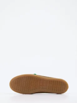 Andrea Puccini – Bootsschuh aus Velours-Lammleder sandbraun