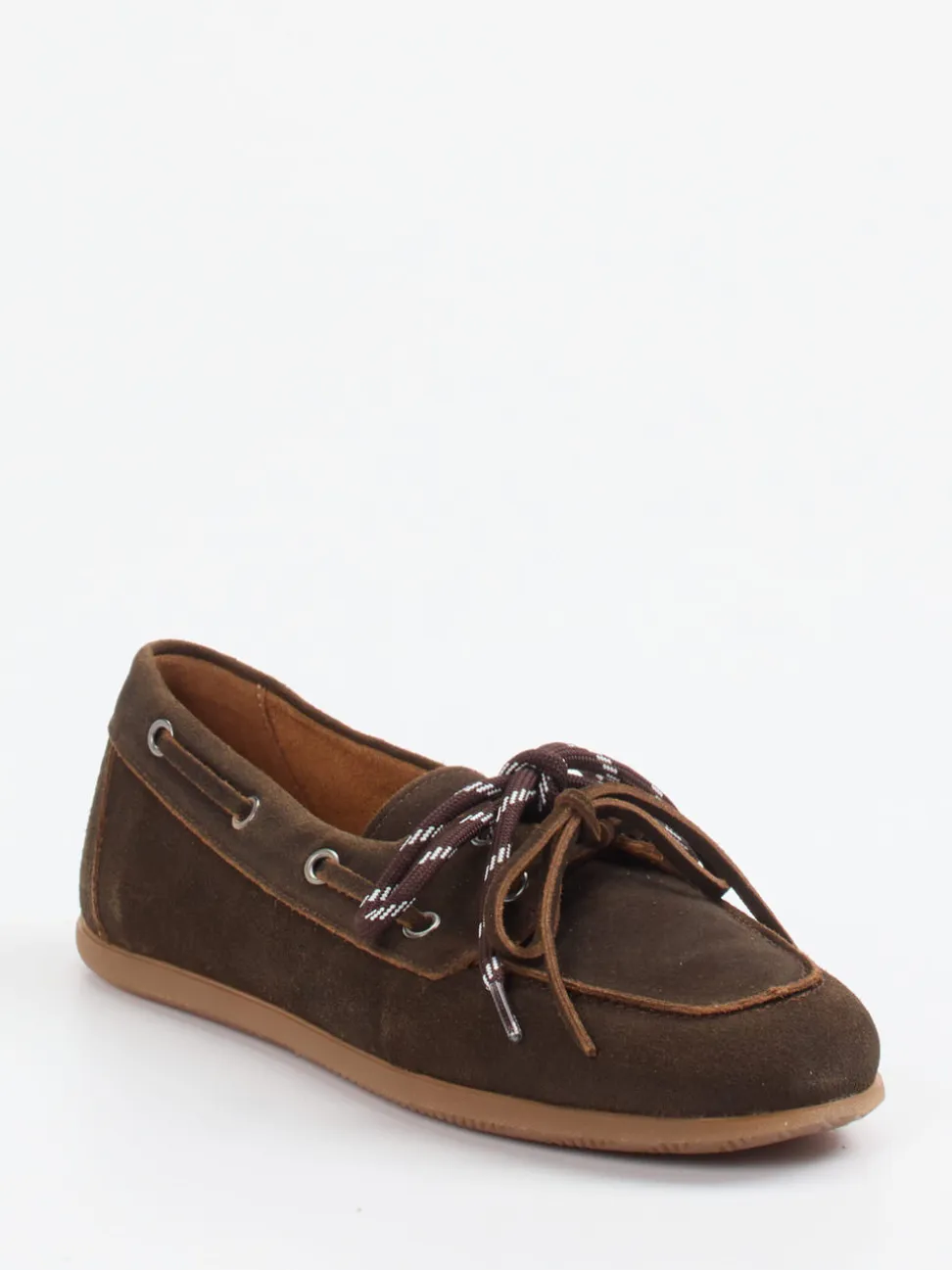 Andrea Puccini – Bootsschuh aus Veloursleder dunkelbraun