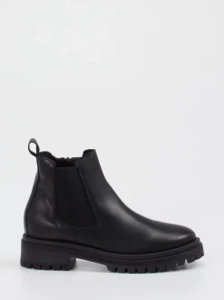 Andrea Puccini – Chelsea Boots aus Kalbleder schwarz