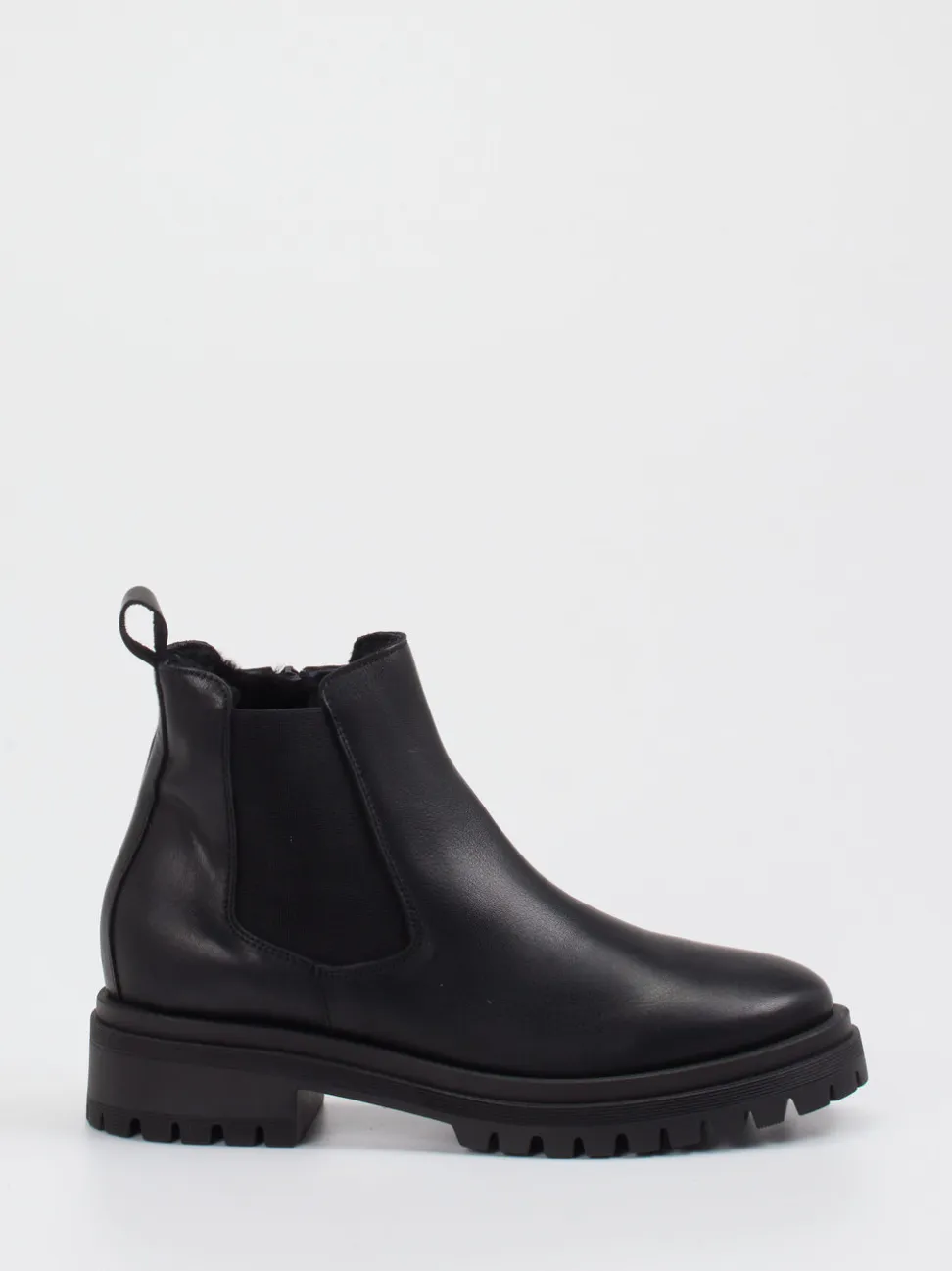 Andrea Puccini – Chelsea Boots aus Kalbleder schwarz