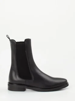 Andrea Puccini – Chelsea Boots aus Kalbleder schwarz