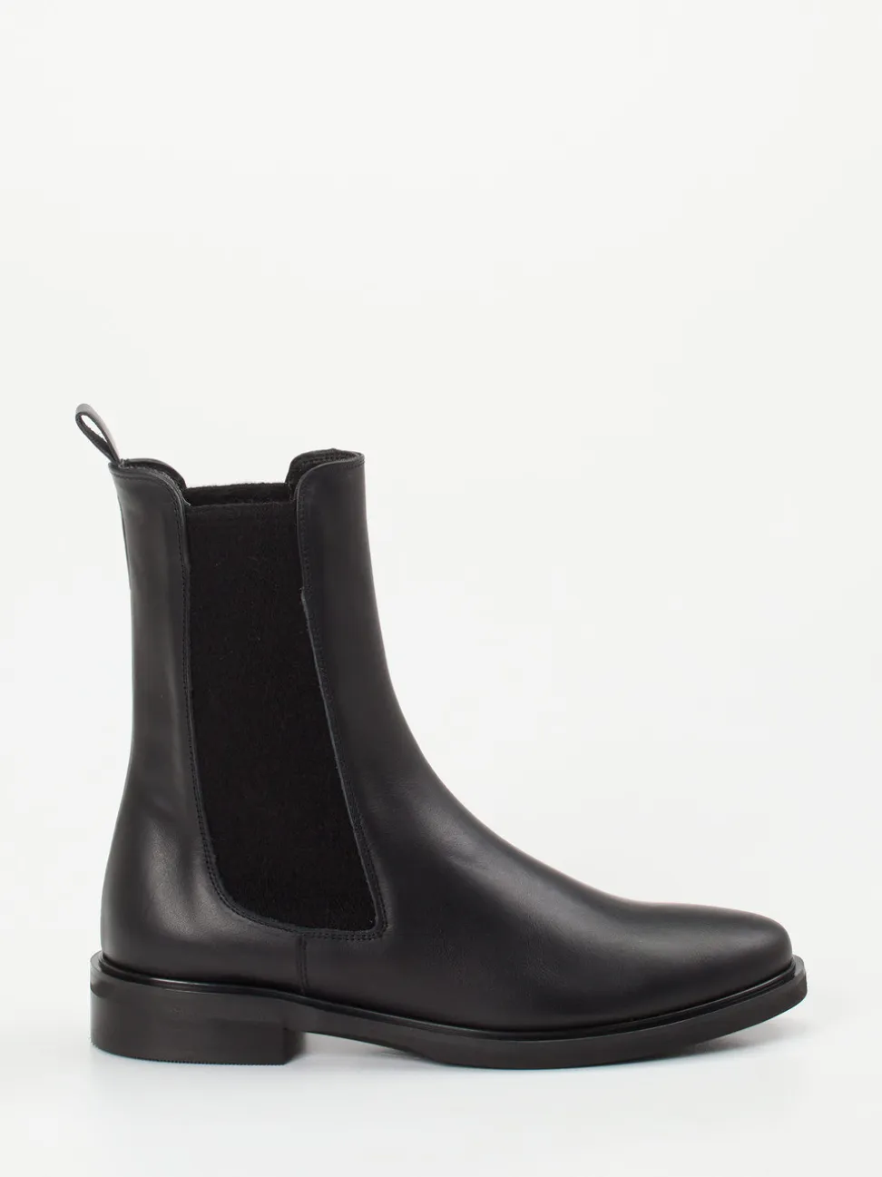 Andrea Puccini – Chelsea Boots aus Kalbleder schwarz