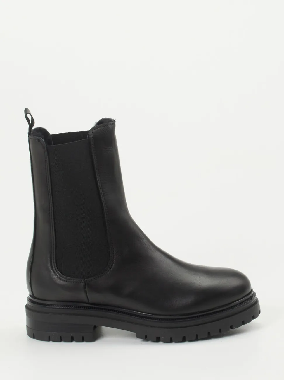 Andrea Puccini – Chelsea Boots aus Kalbleder Schwarz