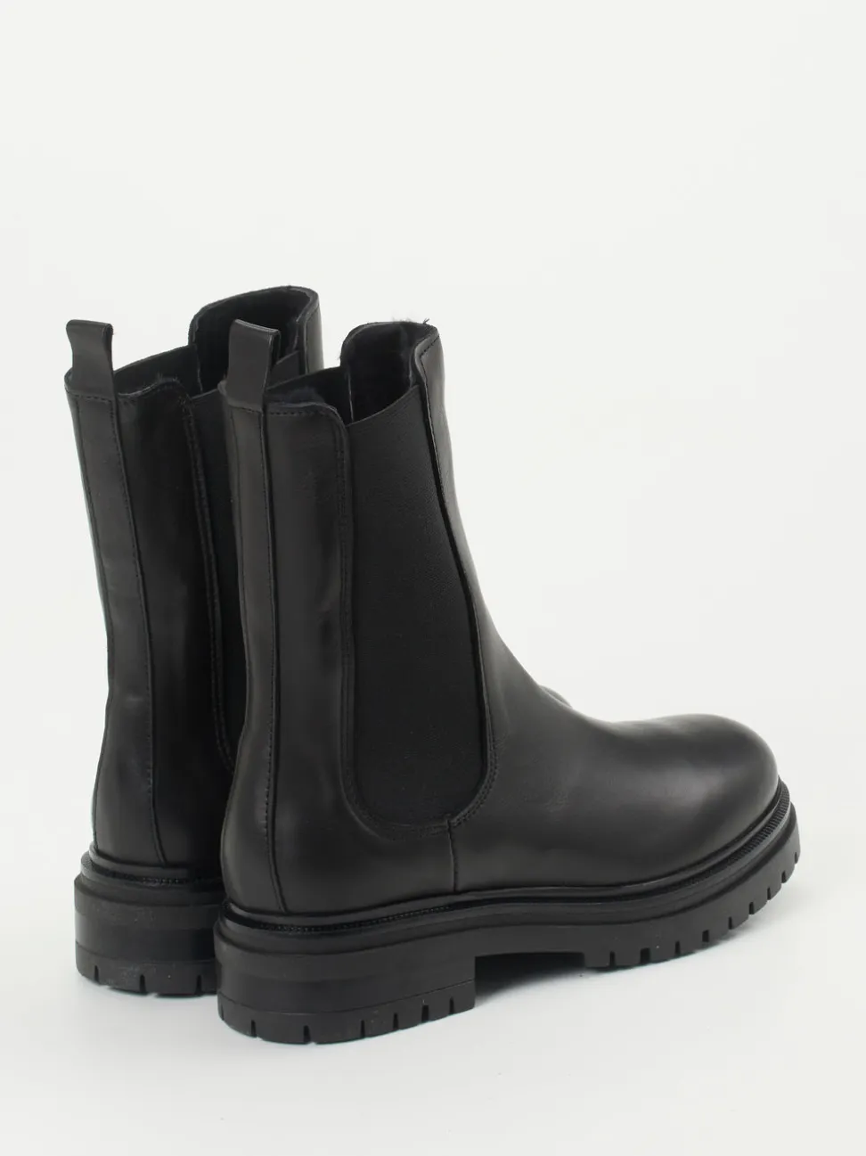 Andrea Puccini – Chelsea Boots aus Kalbleder Schwarz