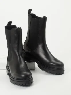 Andrea Puccini – Chelsea Boots aus Kalbleder Schwarz