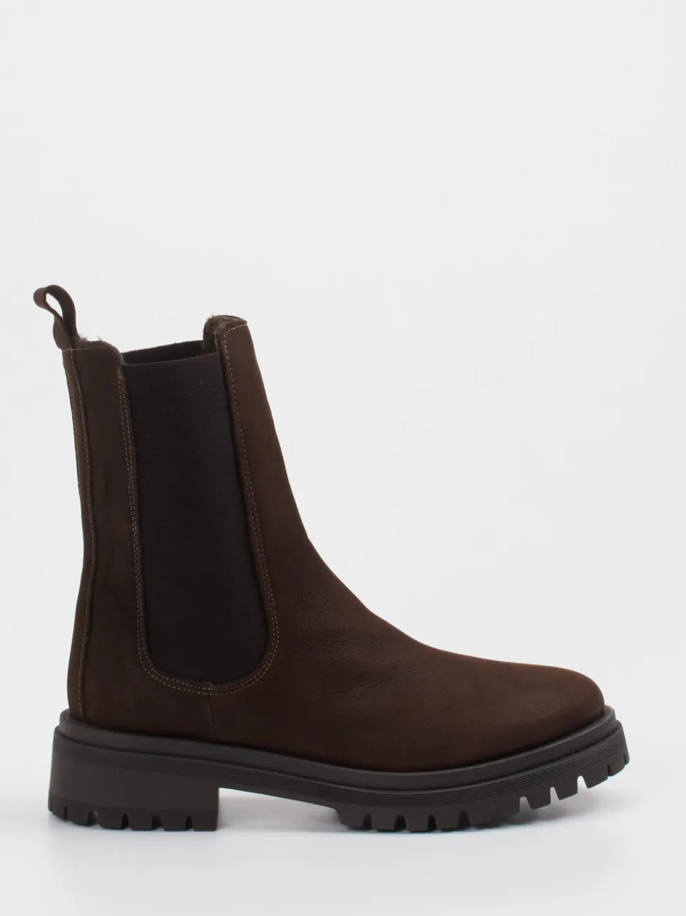 Andrea Puccini – Chelsea Boots aus Nubukleder braun