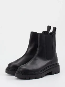 Andrea Puccini – Chelsea Boots aus Lammleder schwarz
