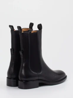 Andrea Puccini – Chelsea Boots aus Glattleder Schwarz