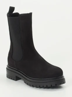 Andrea Puccini – Chelsea Boot aus Nubukleder schwarz