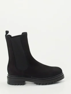 Andrea Puccini – Chelsea Boot aus Nubukleder schwarz