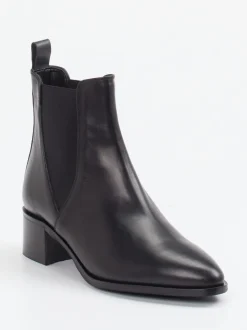 Andrea Puccini – Chelsea Boots aus Lammleder schwarz