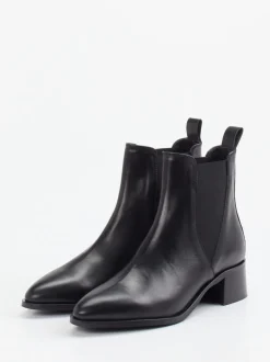 Andrea Puccini – Chelsea Boots aus Lammleder schwarz